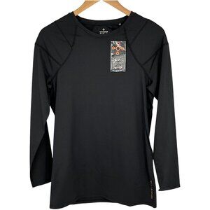 NWT Tommie Copper Shirt Shoulder Support Black Size XL Compression Long Sleeve